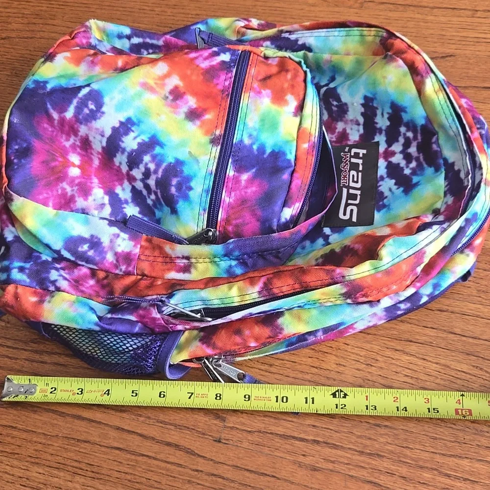 Jan-Sport TransTie-Dye Multi-Compartment Zipper Backpack